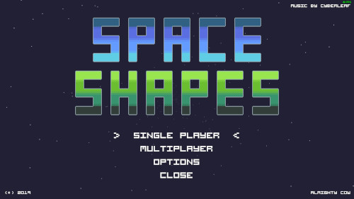 Thumbnail for post: Space Shapes is a multi-coloured asteroids with some additions